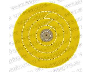 Круг муслиновый желтый 152х6х50  USA (с кожаным центром)