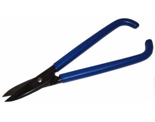 Ножницы по металлу  182L, L-175 мм (голубые)